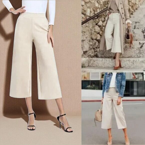 TSFUL Wide Leg Pull-On Trousers - Picture 1 of 6